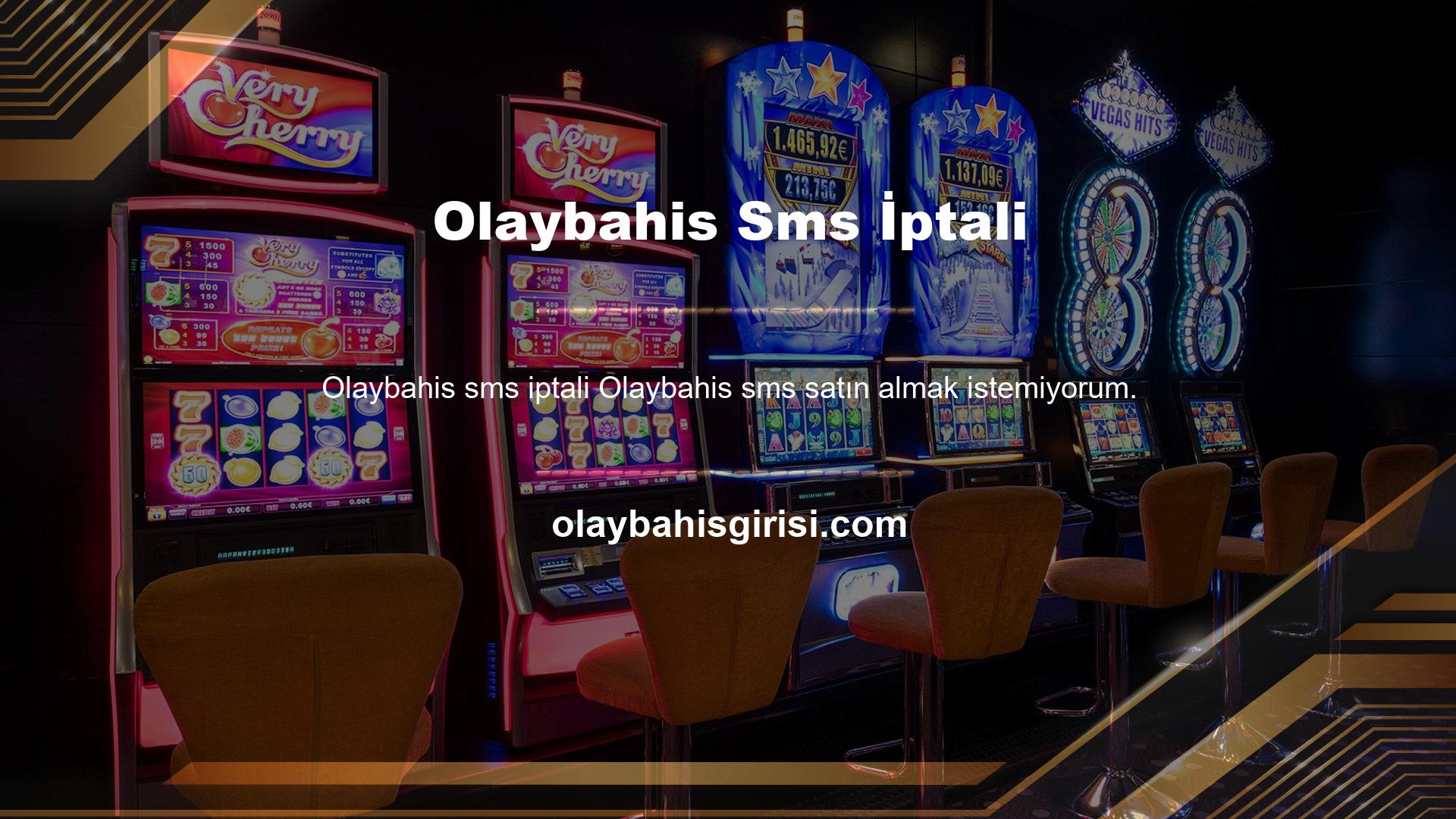Kısa sürede Olaybahis bahis sitesinden SMS almama talebini kabul etmek uygundur